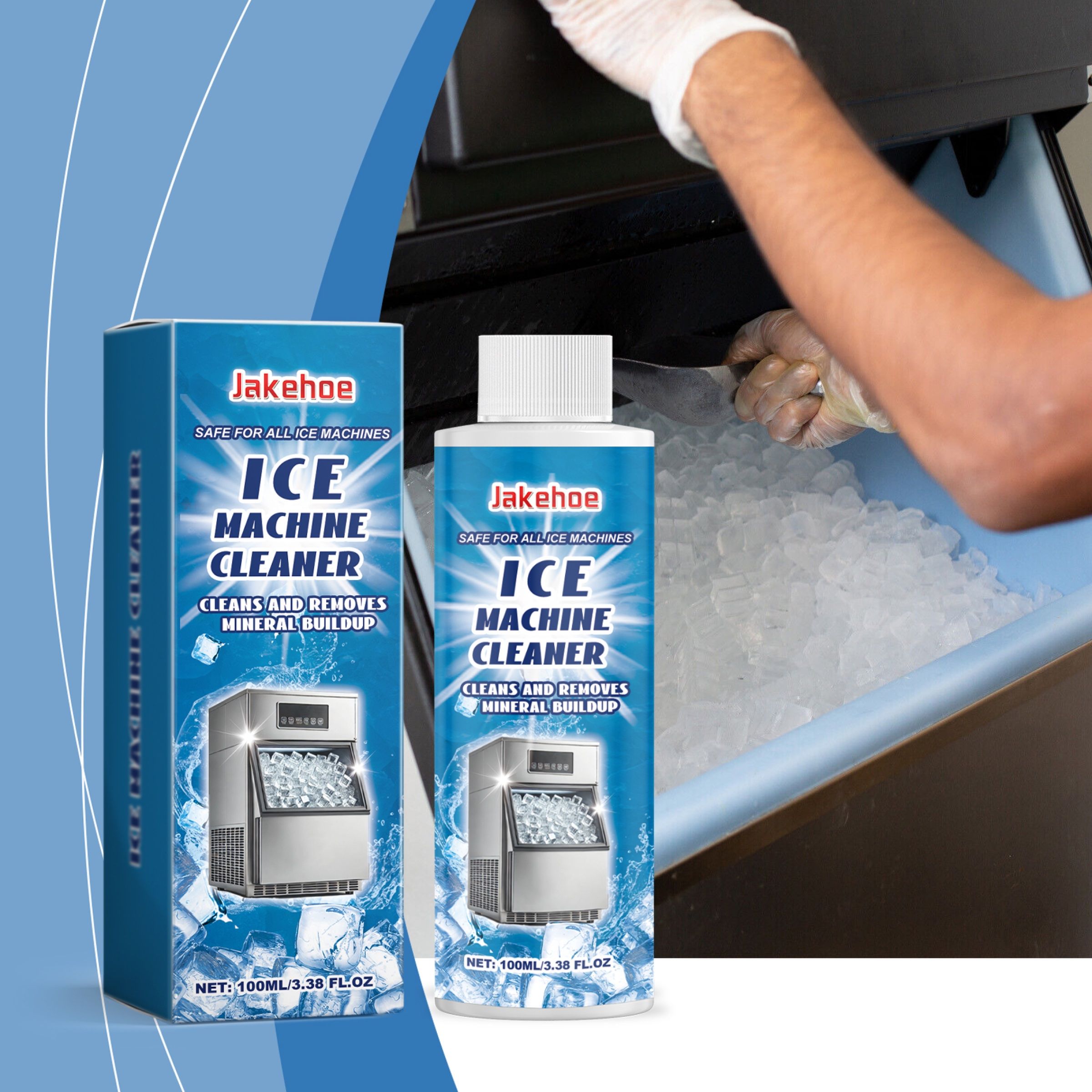 JAKEHOE Ice Machine Cleaner Liquid, 100 ml / 1 Bottle photo 3