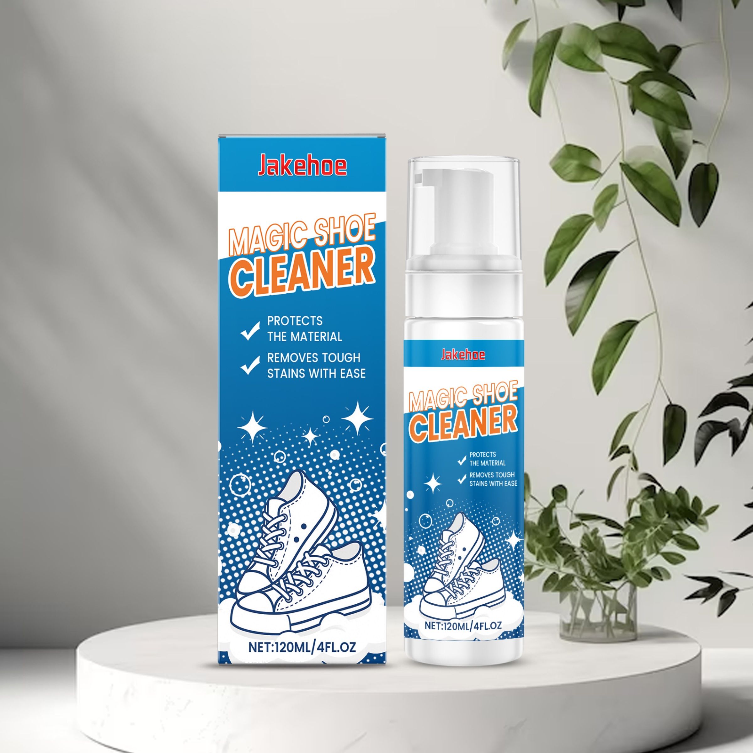 JAKEHOE Foaming Shoe Cleaner, 120 ml / 1 Bottle photo 8