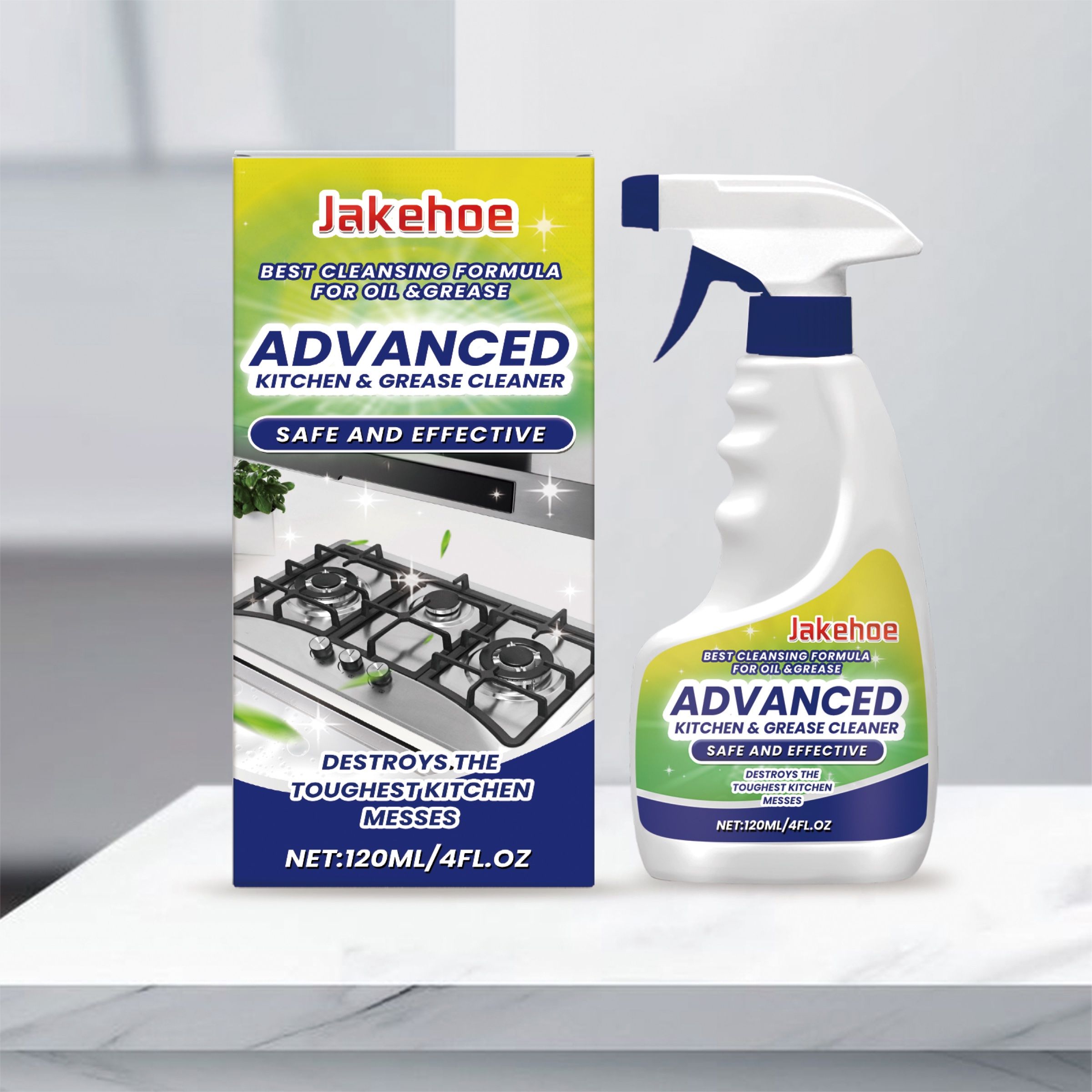JAKEHOE Kitchen Grease Cleaner, 120 ml photo 4
