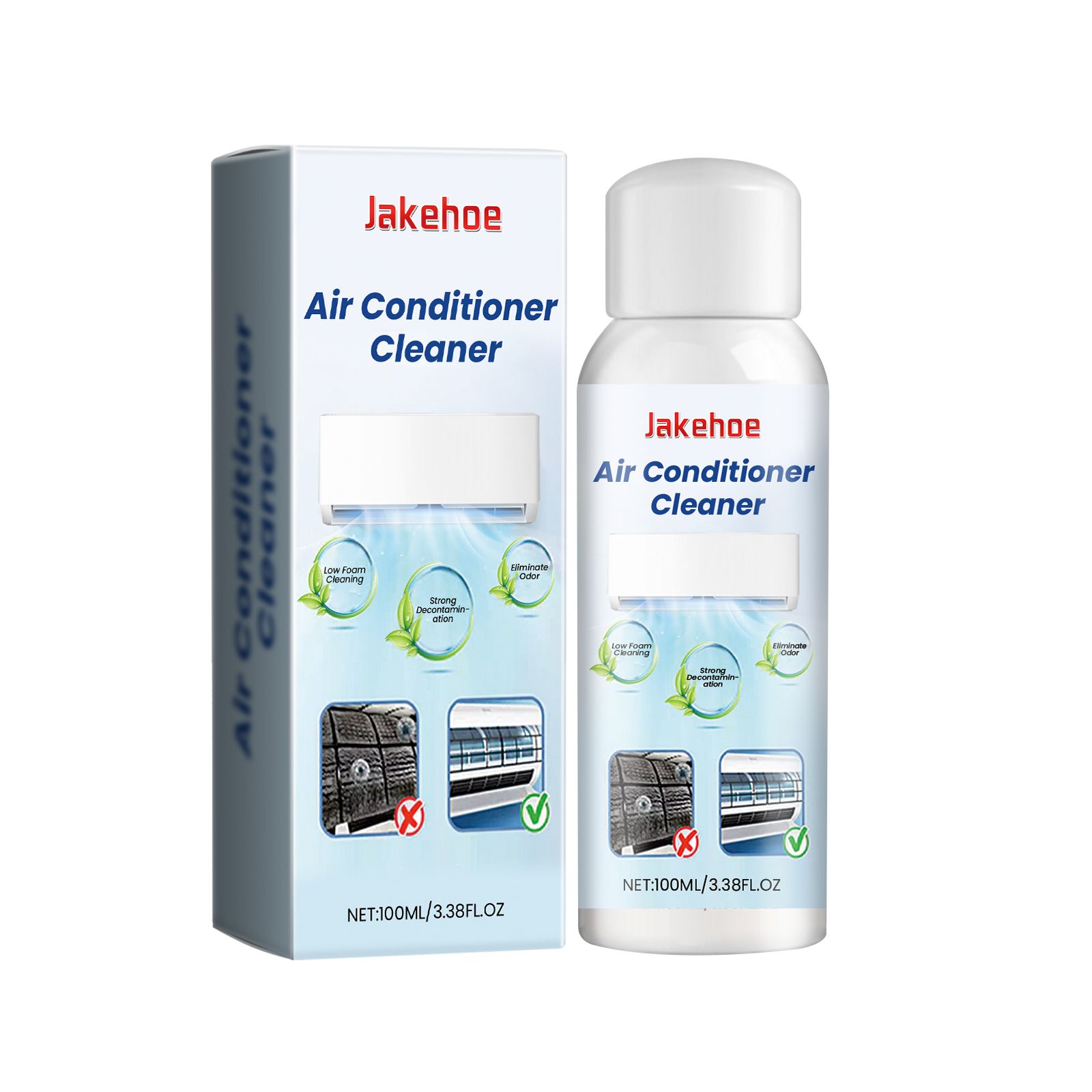 JAKEHOE Air Conditioner Coil Cleaner Spray, 100 ml / 1 Bottle photo 1