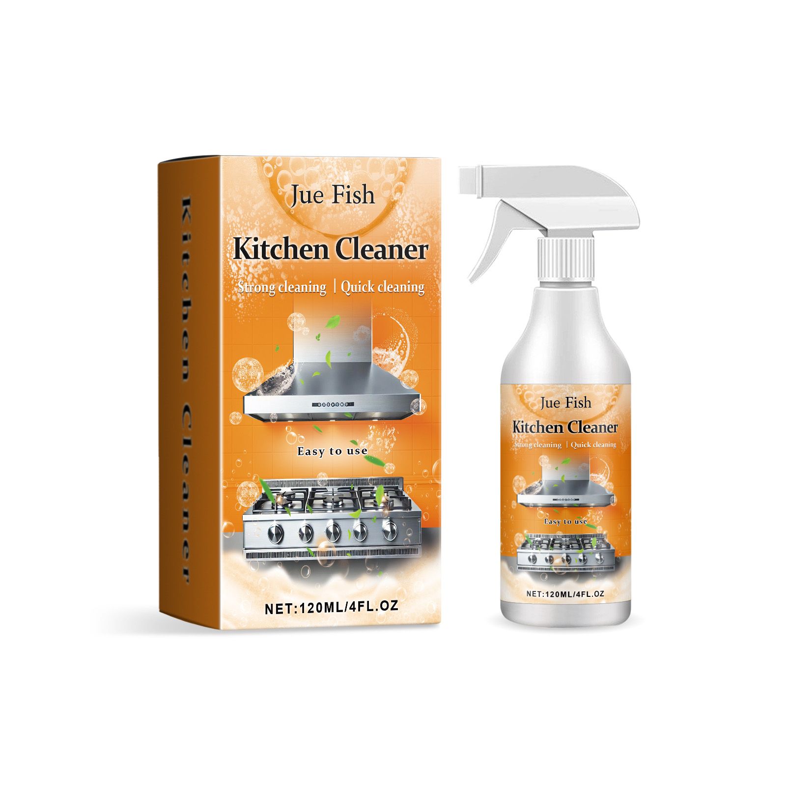 JUE FISH Kitchen Cleaner Spray, 120 ml / 1 Bottle photo 1