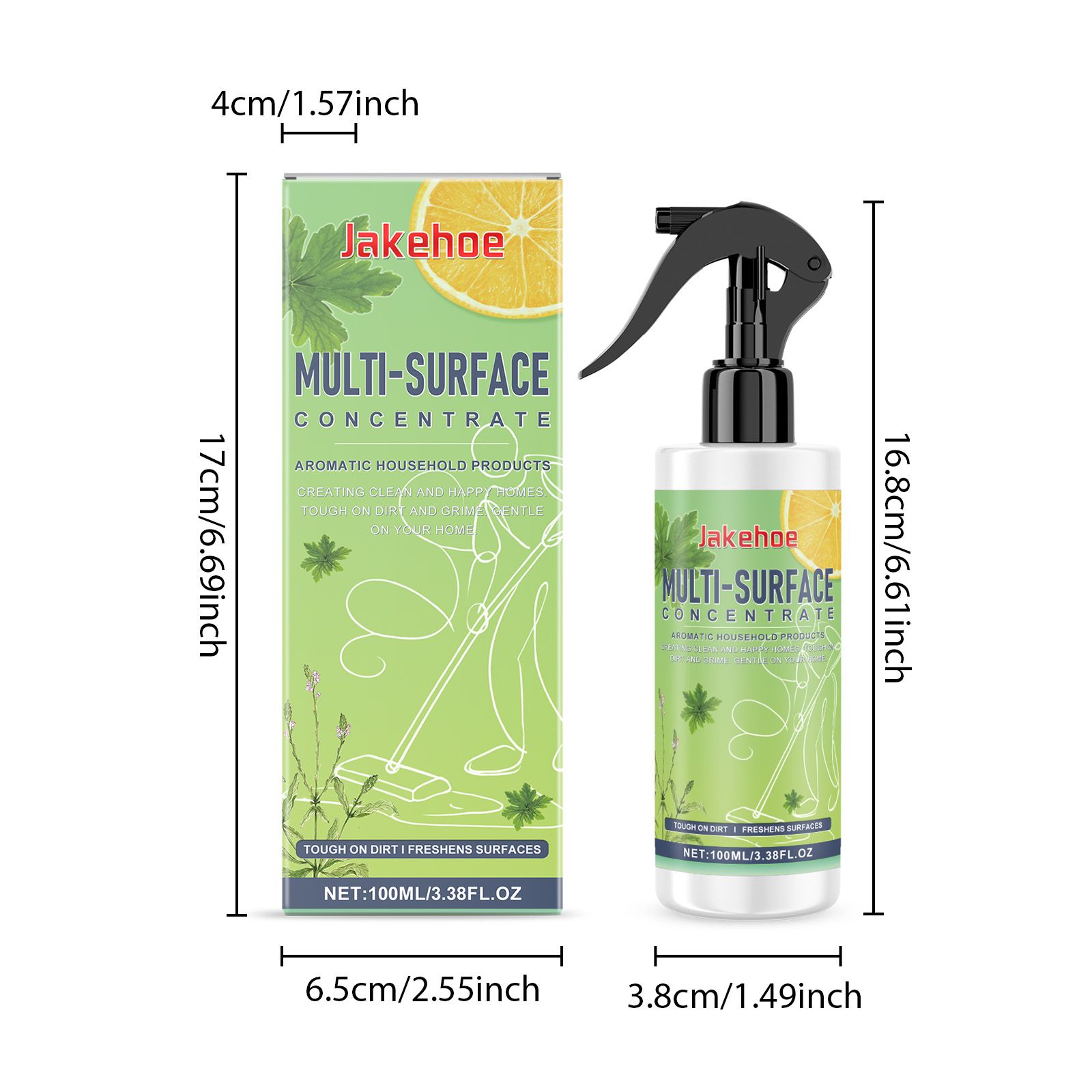 JAKEHOE Multipurpose Surface Cleaning Liquid, 100 ml photo 3
