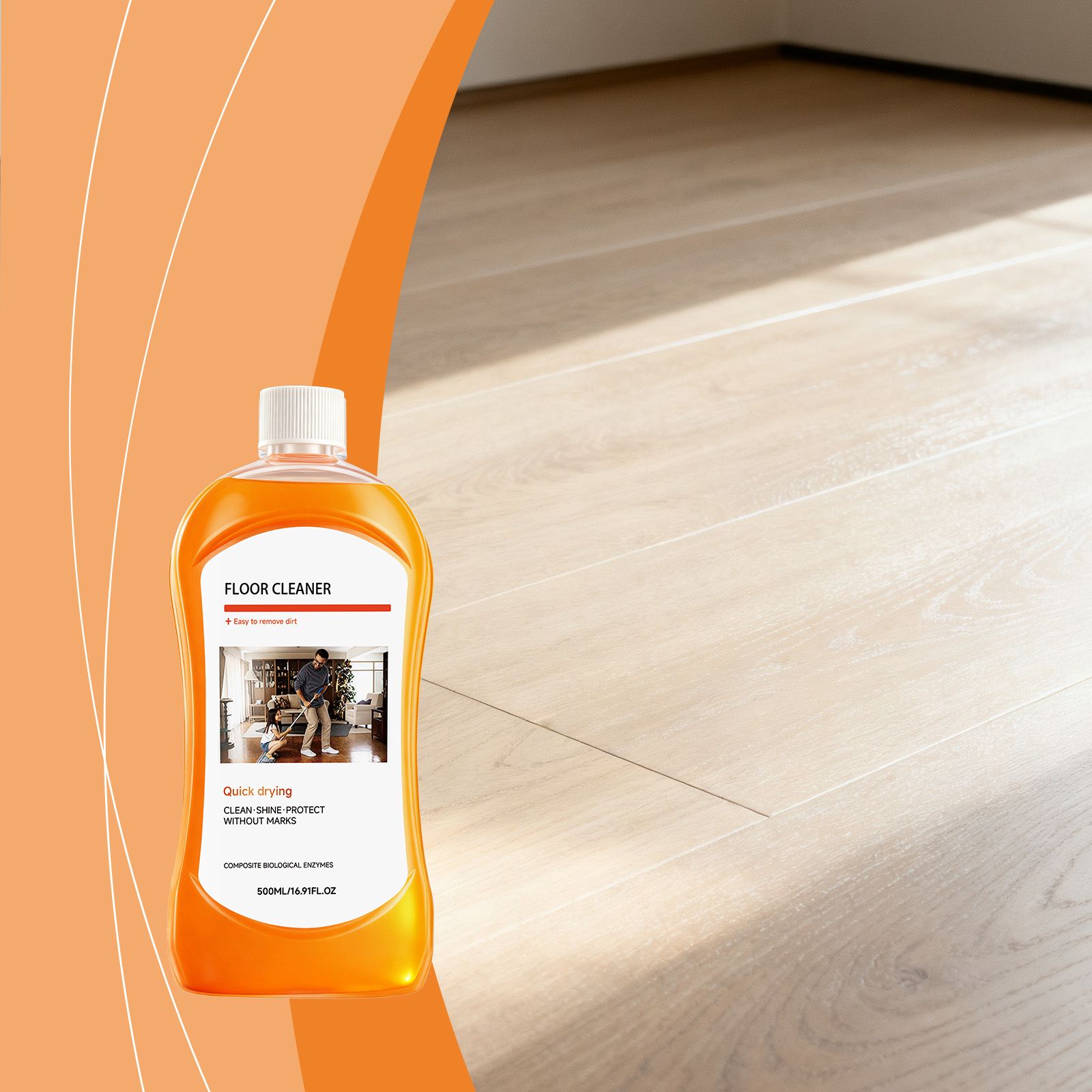 Floor Cleaner Liquid, 500 ml / 1 Bottle photo 8