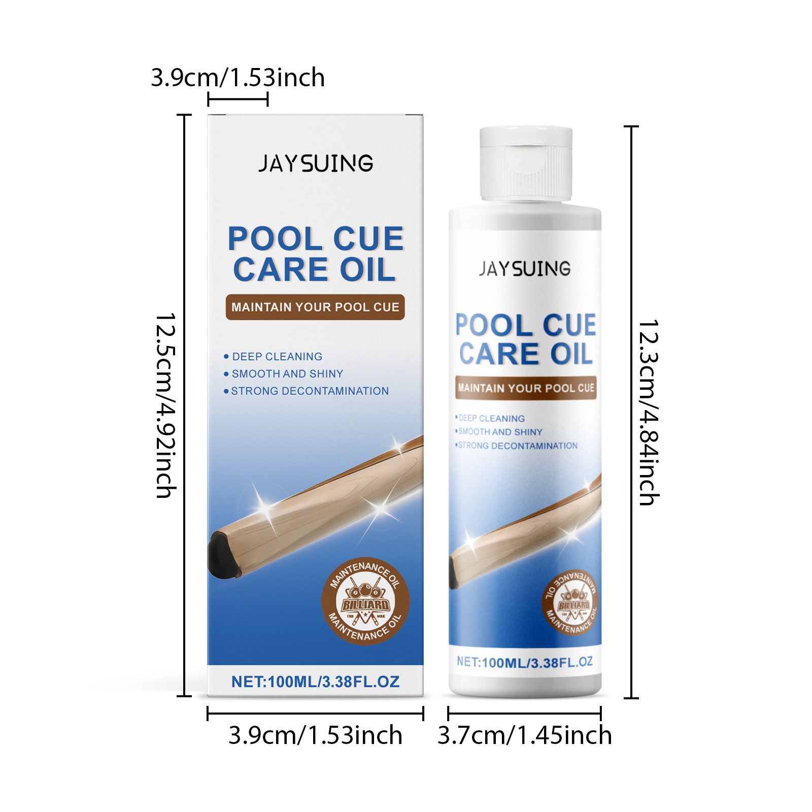 JAYSUING Pool Cue Care Oil, 100 ml / 1 Bottle photo 8