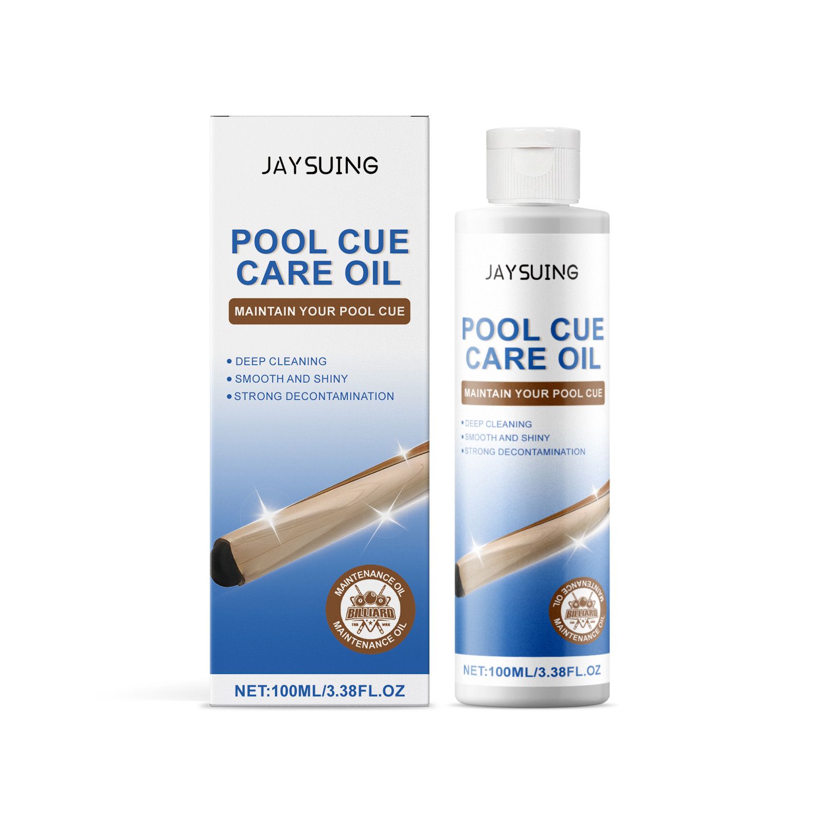 JAYSUING Pool Cue Care Oil, 100 ml / 1 Bottle photo 1