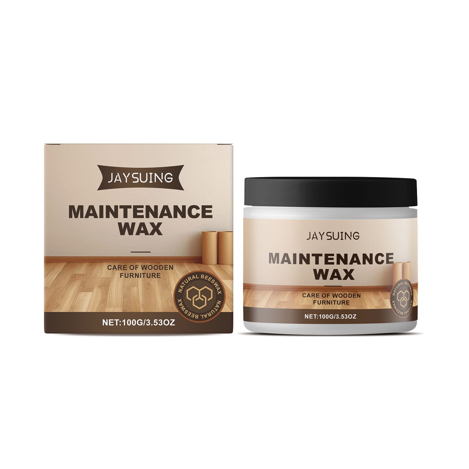 JAYSUING Wood Floor Care Wax, 100 g / 1 Jar photo 1