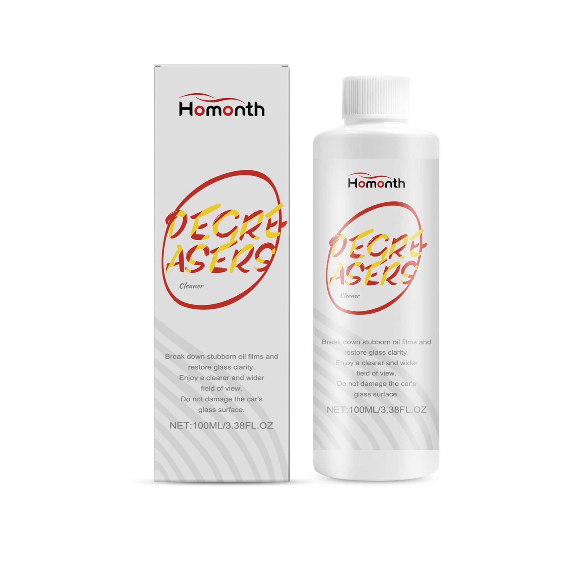 HOMONTH Automotive Glass Film Cleaner, 100 ml / 1 Bottle photo 1