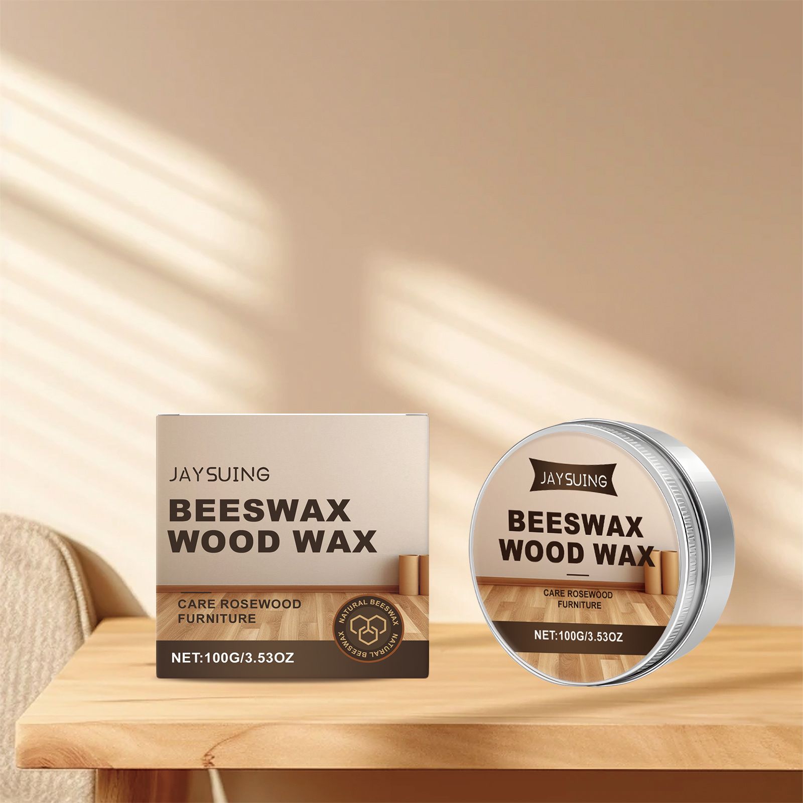 JAYSUING Wood Floor Care Wax, 100 g / 1 Tin photo 7