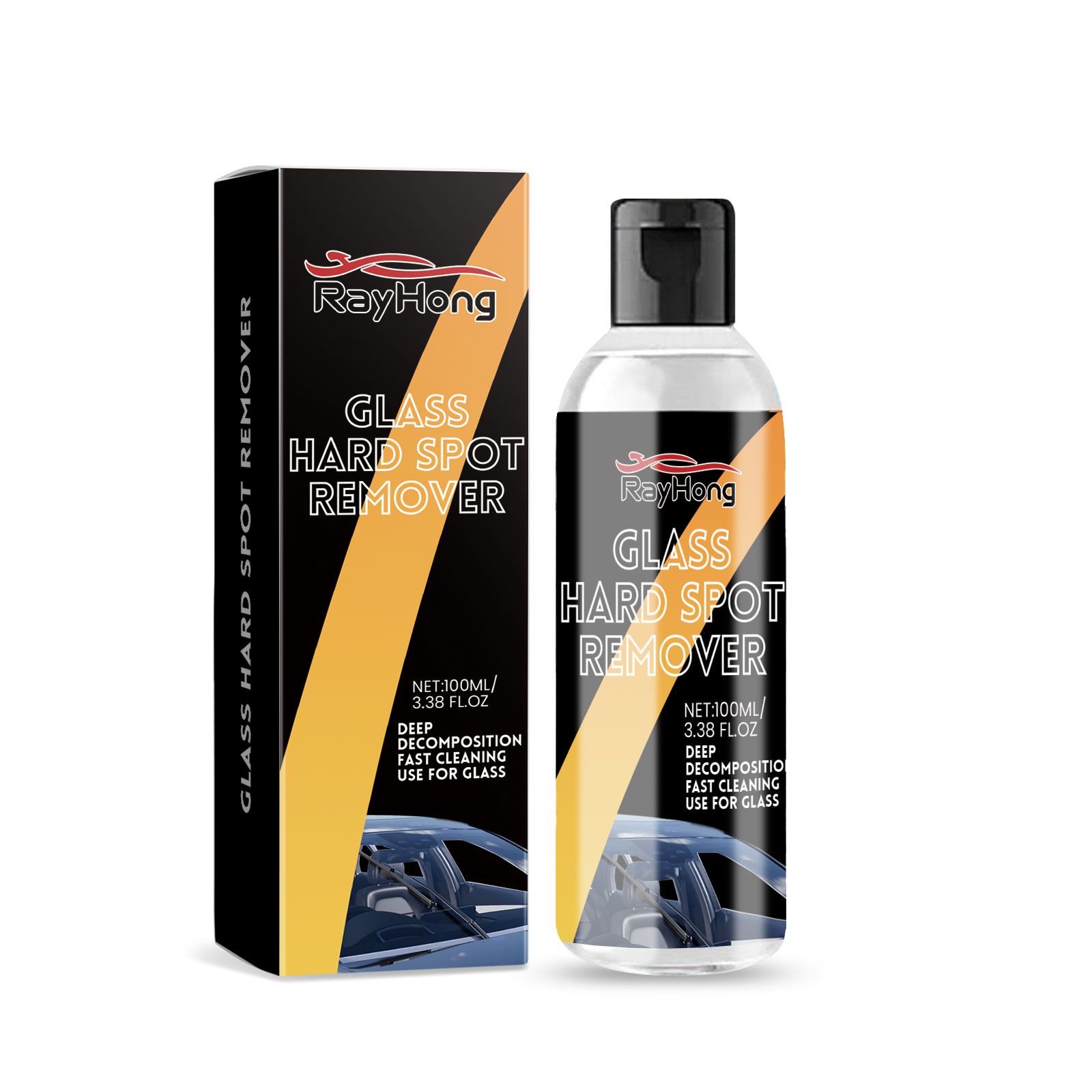 RAYHONG Automotive Windshield Glass Film Cleaner, 100 ml / 1 Bottle photo 1