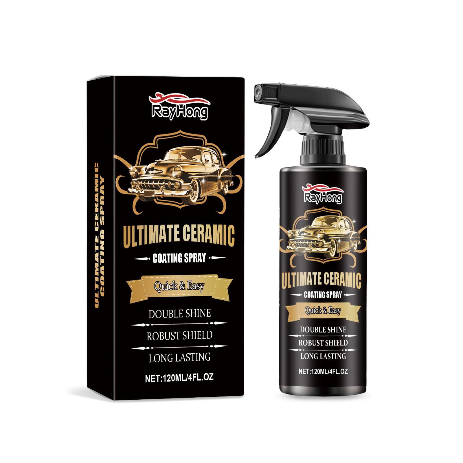 RAYHONG Automotive Coating Spray, 120 ml / 1 Bottle photo 1