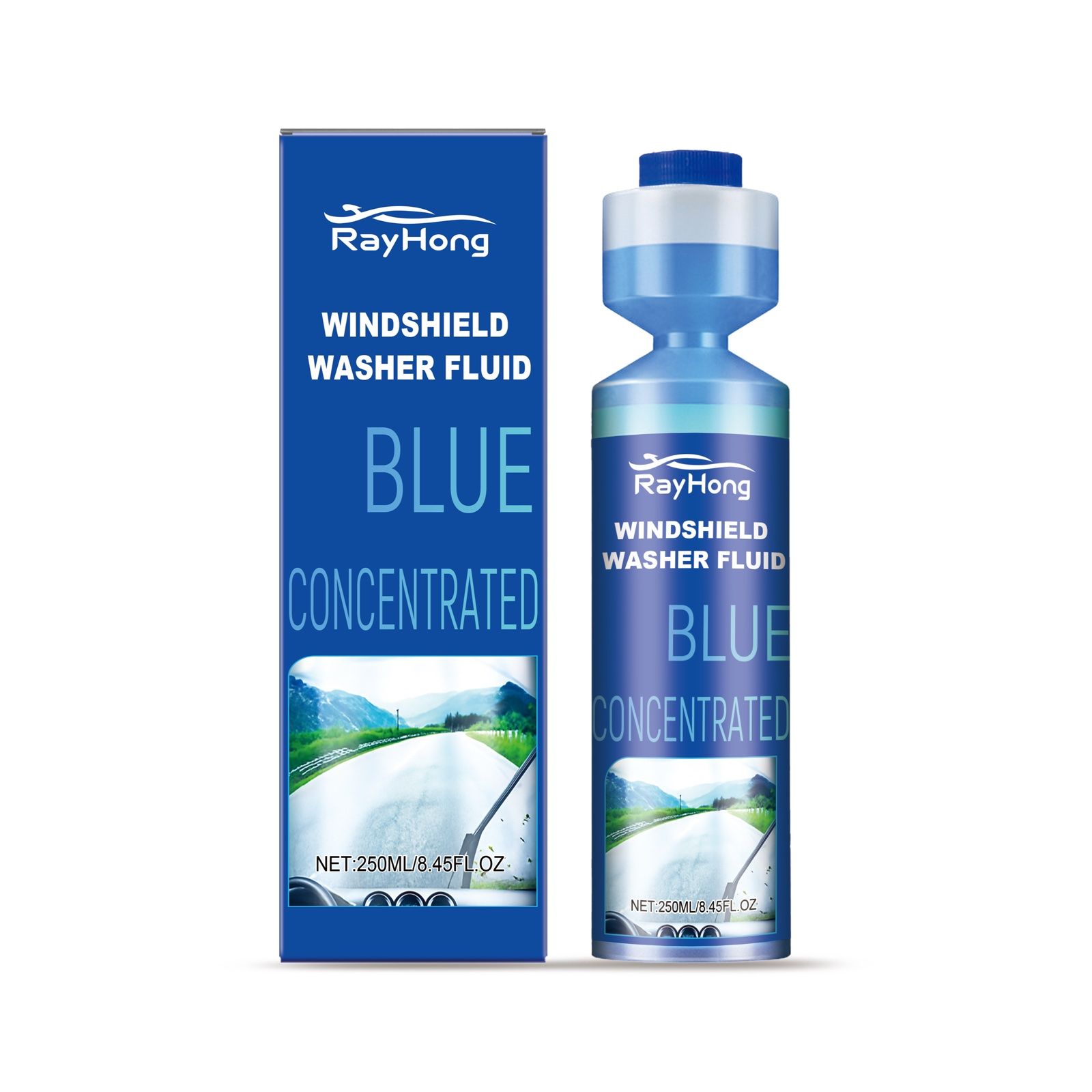RAYHONG Automotive Windshield Washer Fluid Concentrate, 250 ml / 1 Bottle photo 1