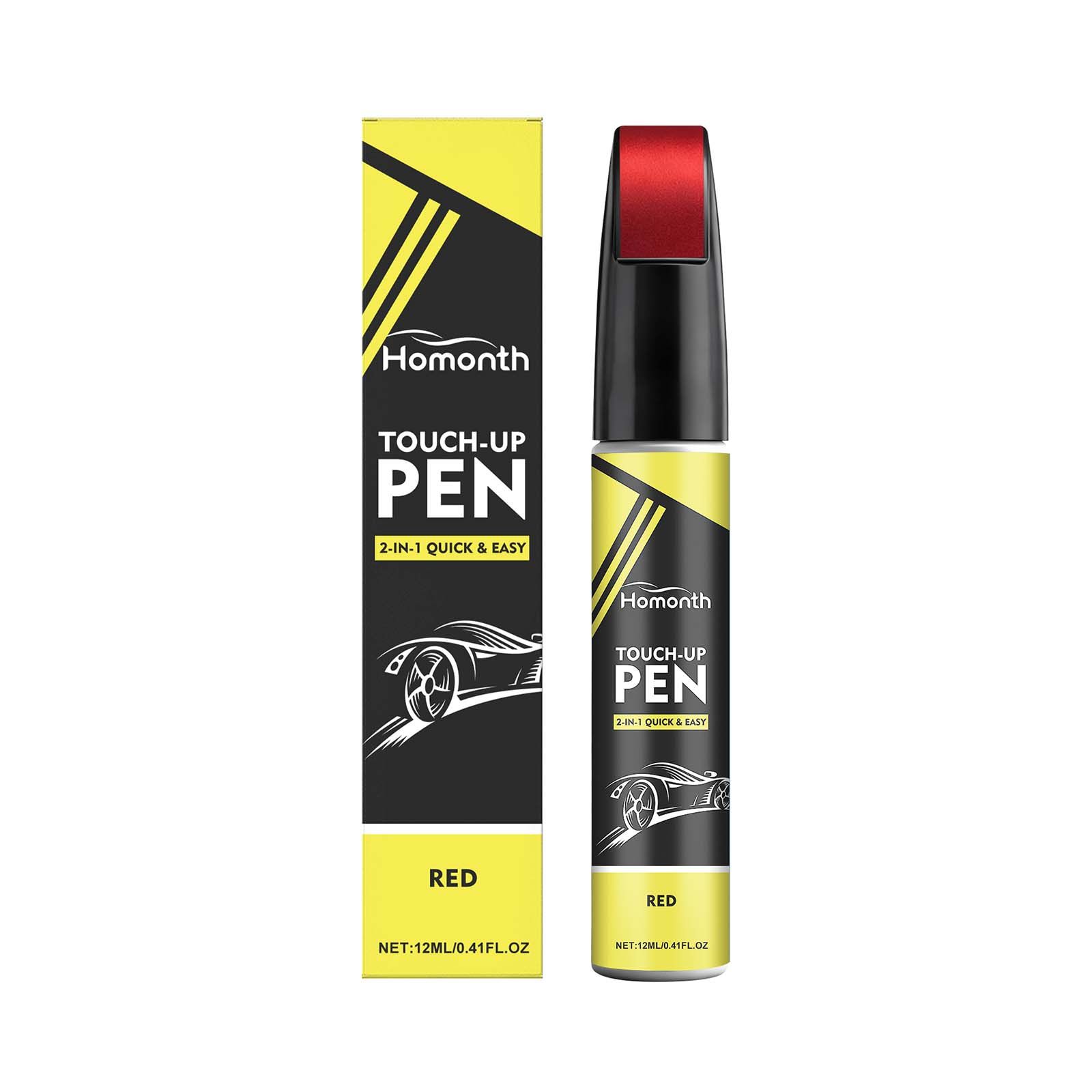 HOMONTH Red Automotive Paint Touch-Up Pen, 12 ml / 1 Bottle photo 1