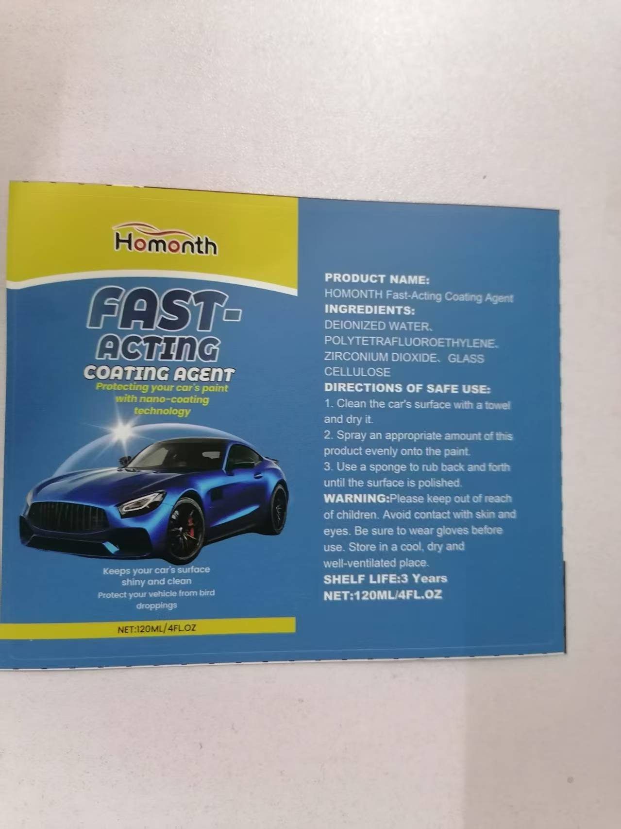 HOMONTH Automotive Coating Spray Kit, 1 Kit photo 2