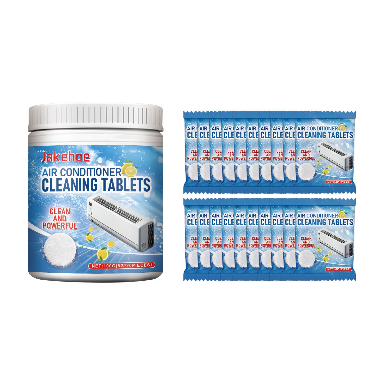 JAKEHOE Air Conditioner Cleaning Tablets, 100 g photo 1
