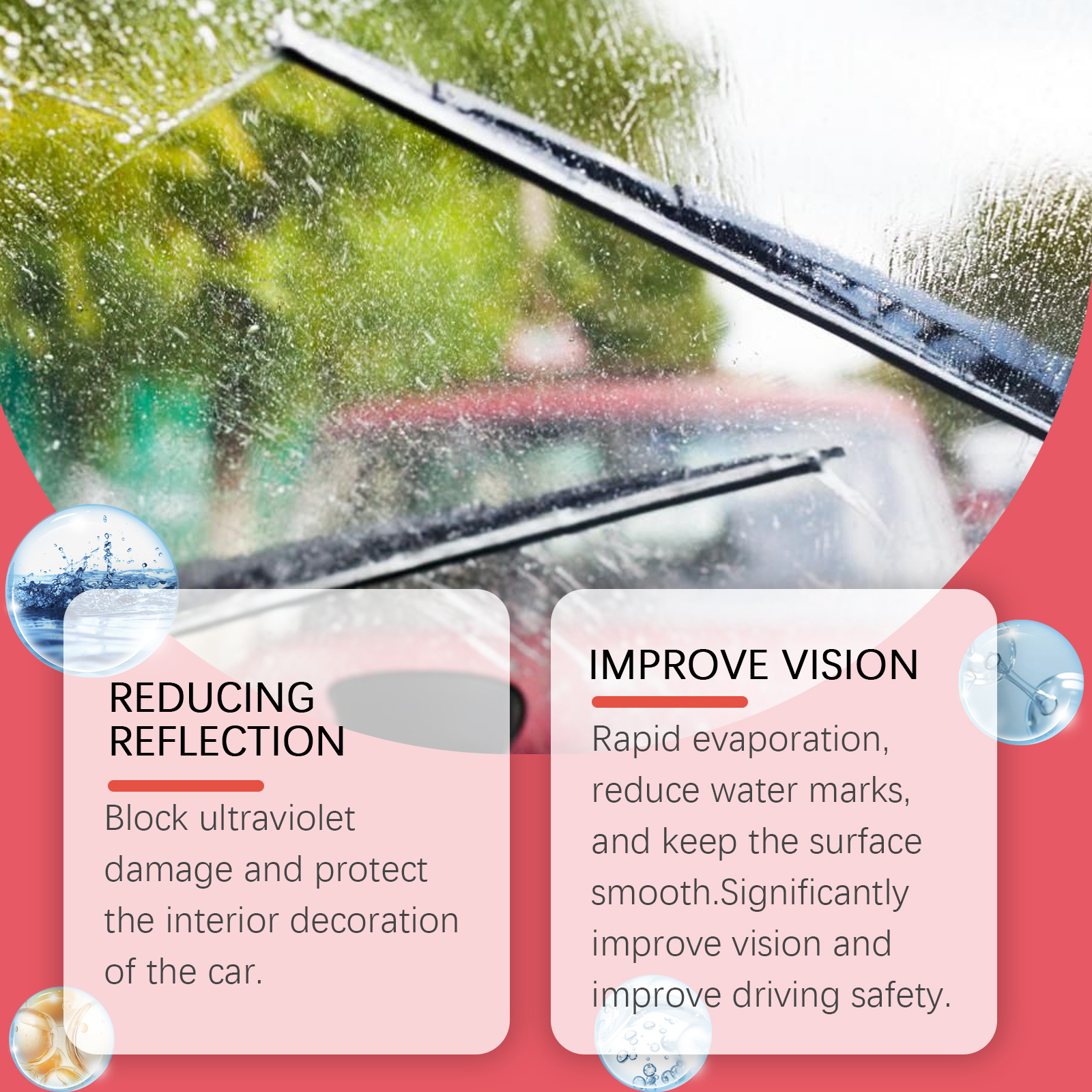 Glass Cleaning Board, Windshield Restoration Oil Film Decontamination photo 2