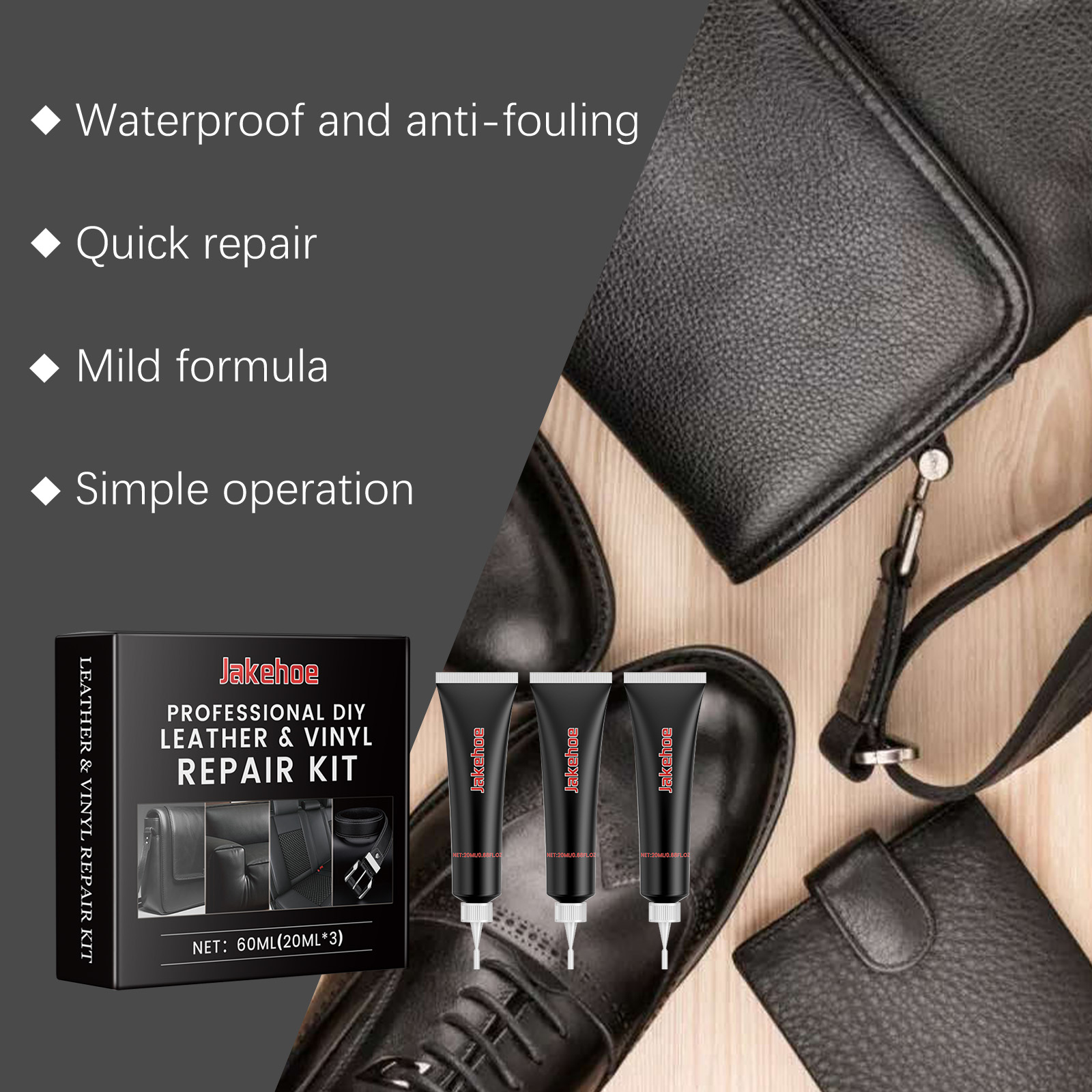 Leather Care Kit, Furniture Sofa Seat Interior Decontamination Set photo 3