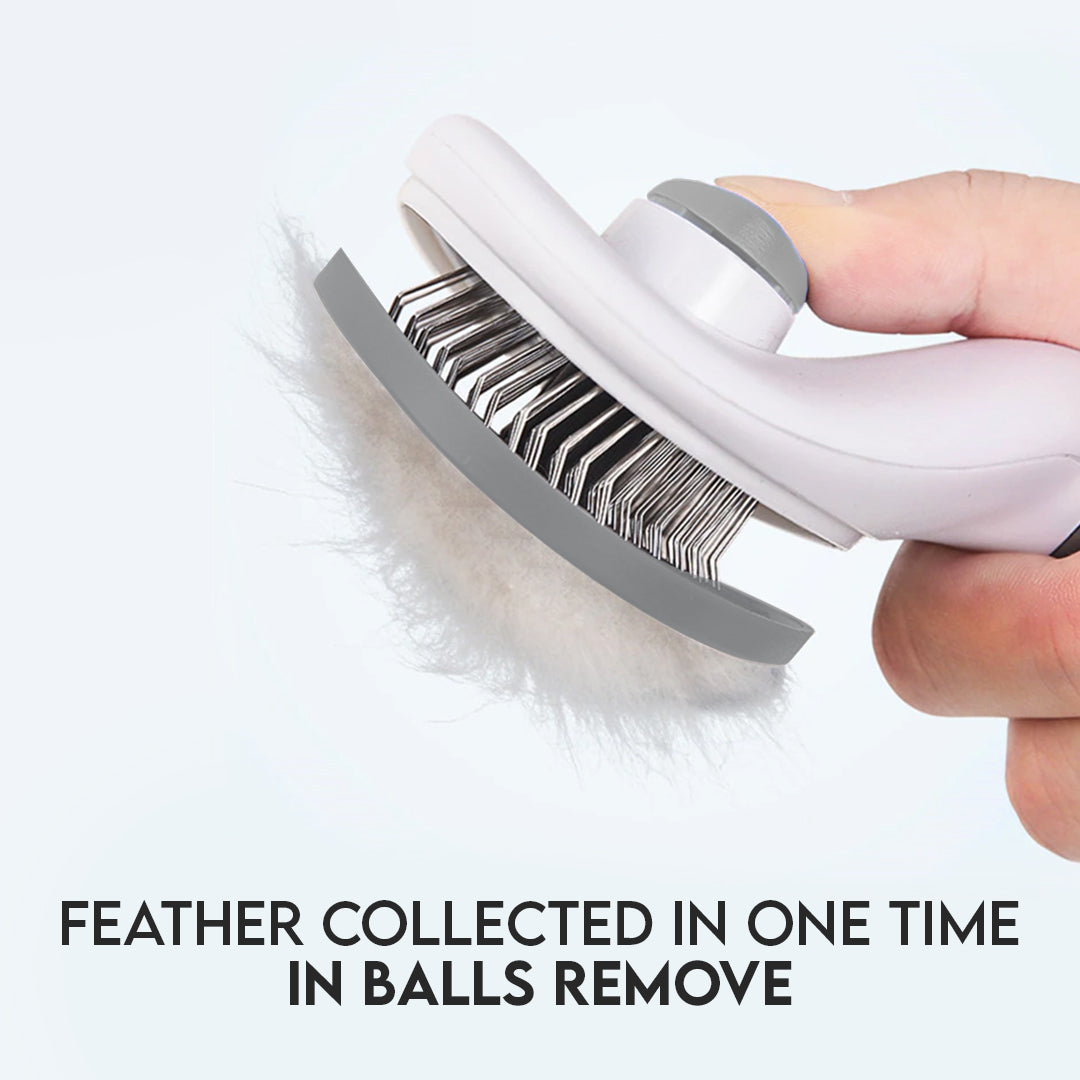 Pet Grooming Brush Stainless Steel Bristles photo 5