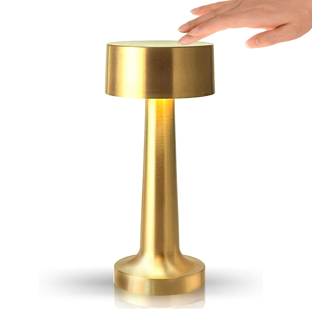 Touch-Control LED Table Lamp - Dimmable Brightness, 3 Light Modes, USB Rechargeable, Elegant Design photo 1