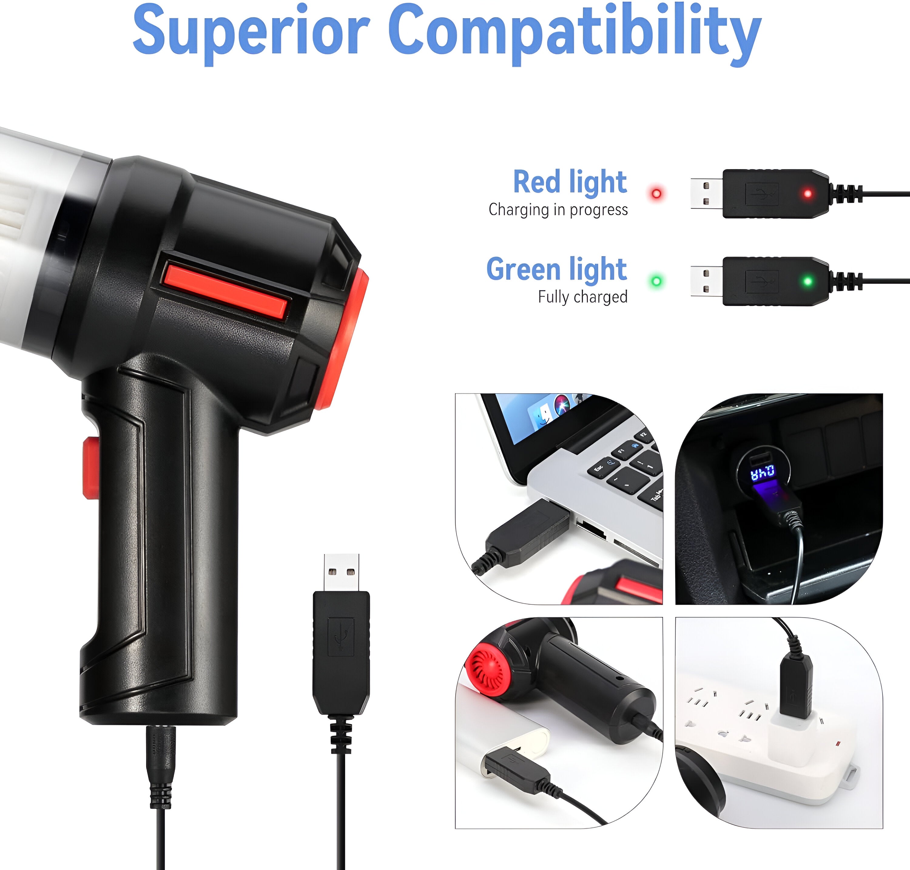 Multi-Functional Rechargeable Mini Handheld Vacuum Cleaner photo 5
