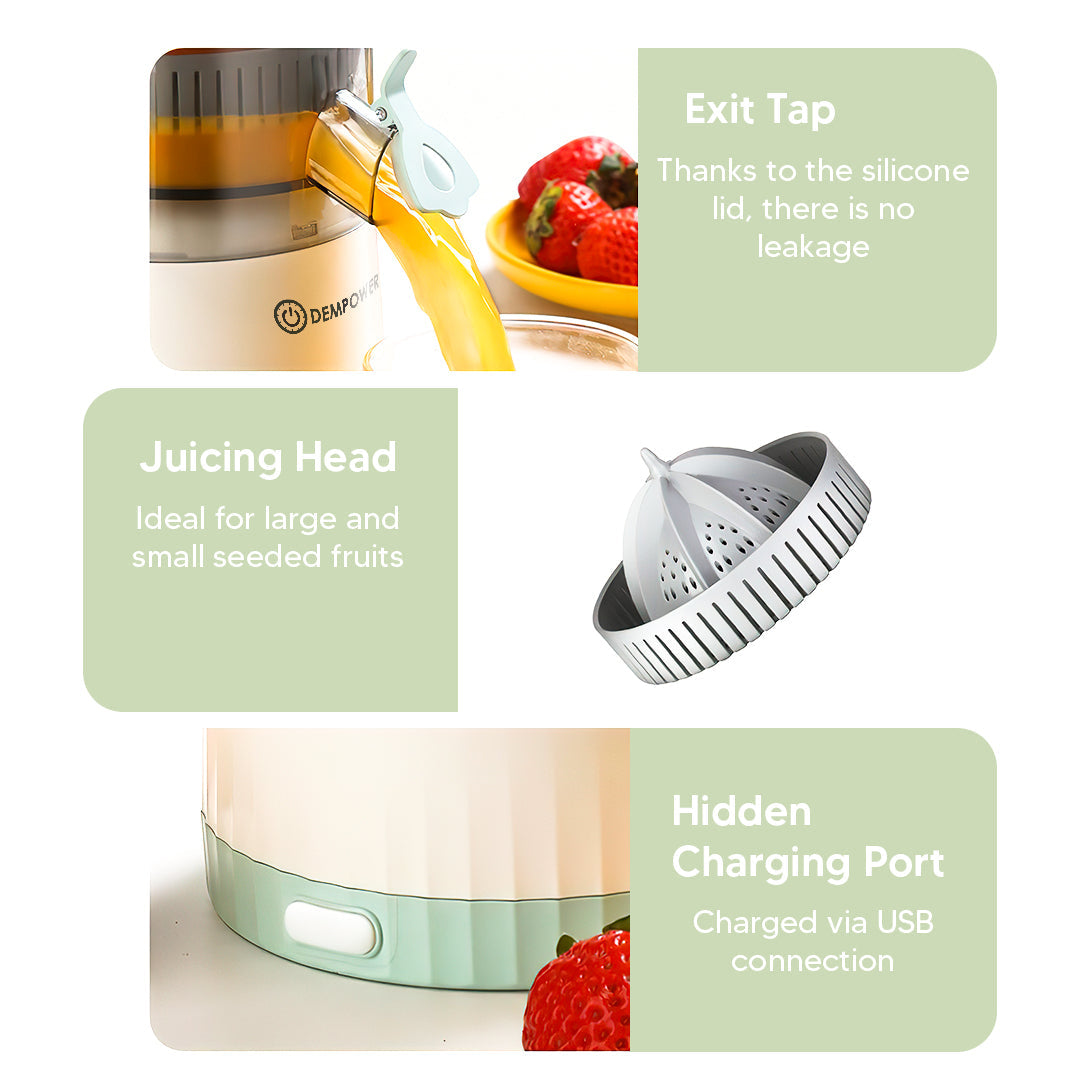Compact Wireless Juicer - Rechargeable, Powerful Motor & Effortless Cleaning photo 2