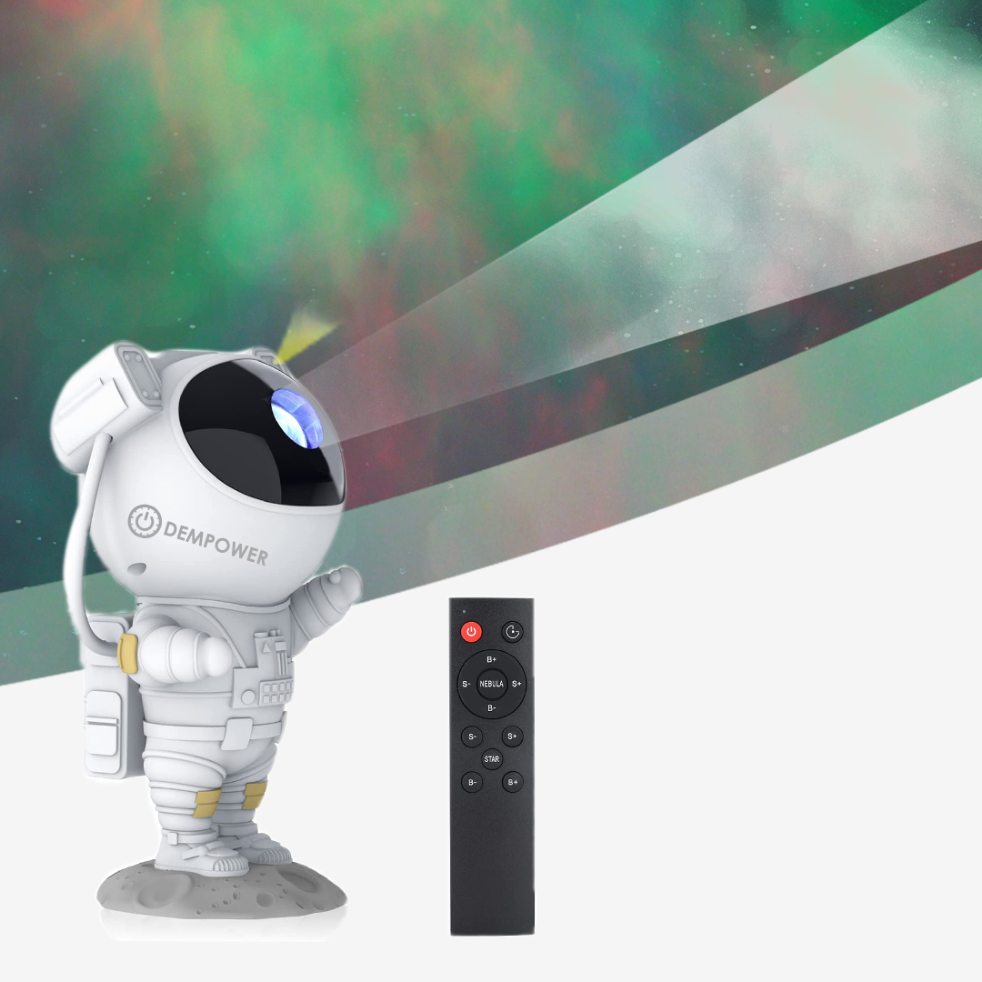 Astronaut Themed Starry Sky Projector Night Light With LED Optical Projection photo 1