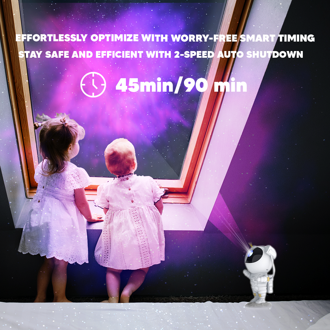 Astronaut Themed Starry Sky Projector Night Light With LED Optical Projection photo 5