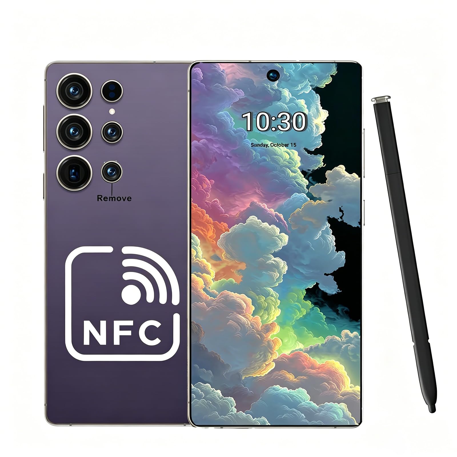 C25 Ultra Unlocked Phone With NFC, 12-512GBSmartphone,8000mAh,6.9in  HD Screen,Android 15 Cell Phone,5G-Built In Pen-Dual SIM-Fingerprint Unlock-Face ID photo 1