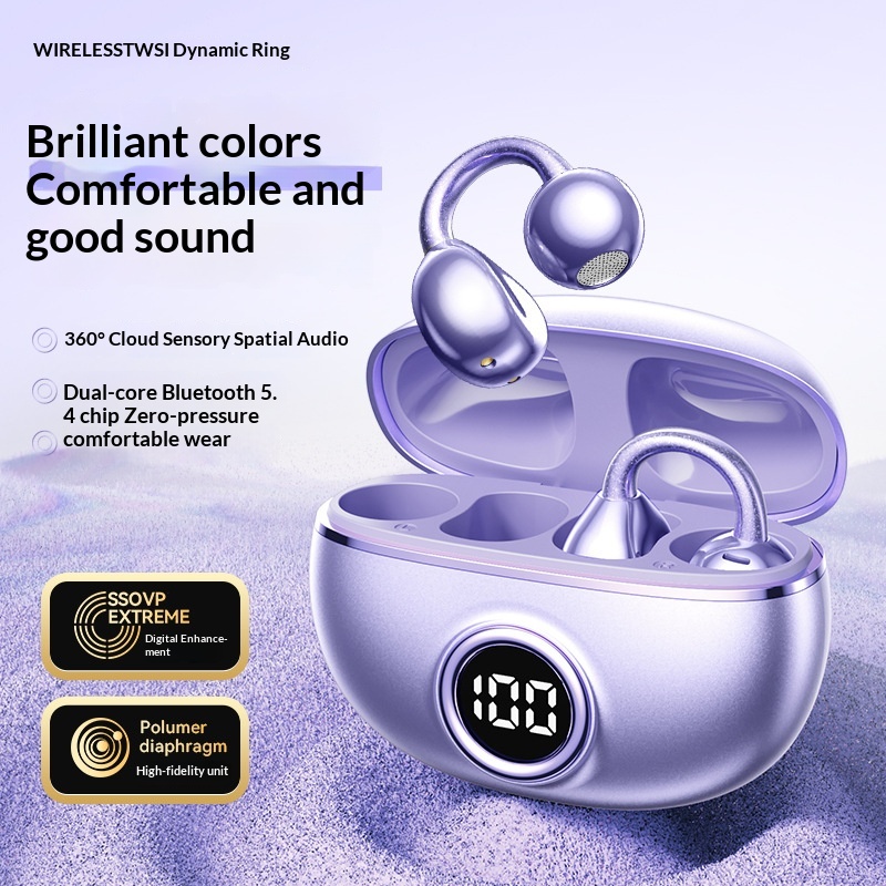 M97 Cross Border 2025 Hot Selling External Digital Display Wireless Dedicated Private Model Ear Clip Type Original Genuine Bluetooth Earphones Wholesale photo 2