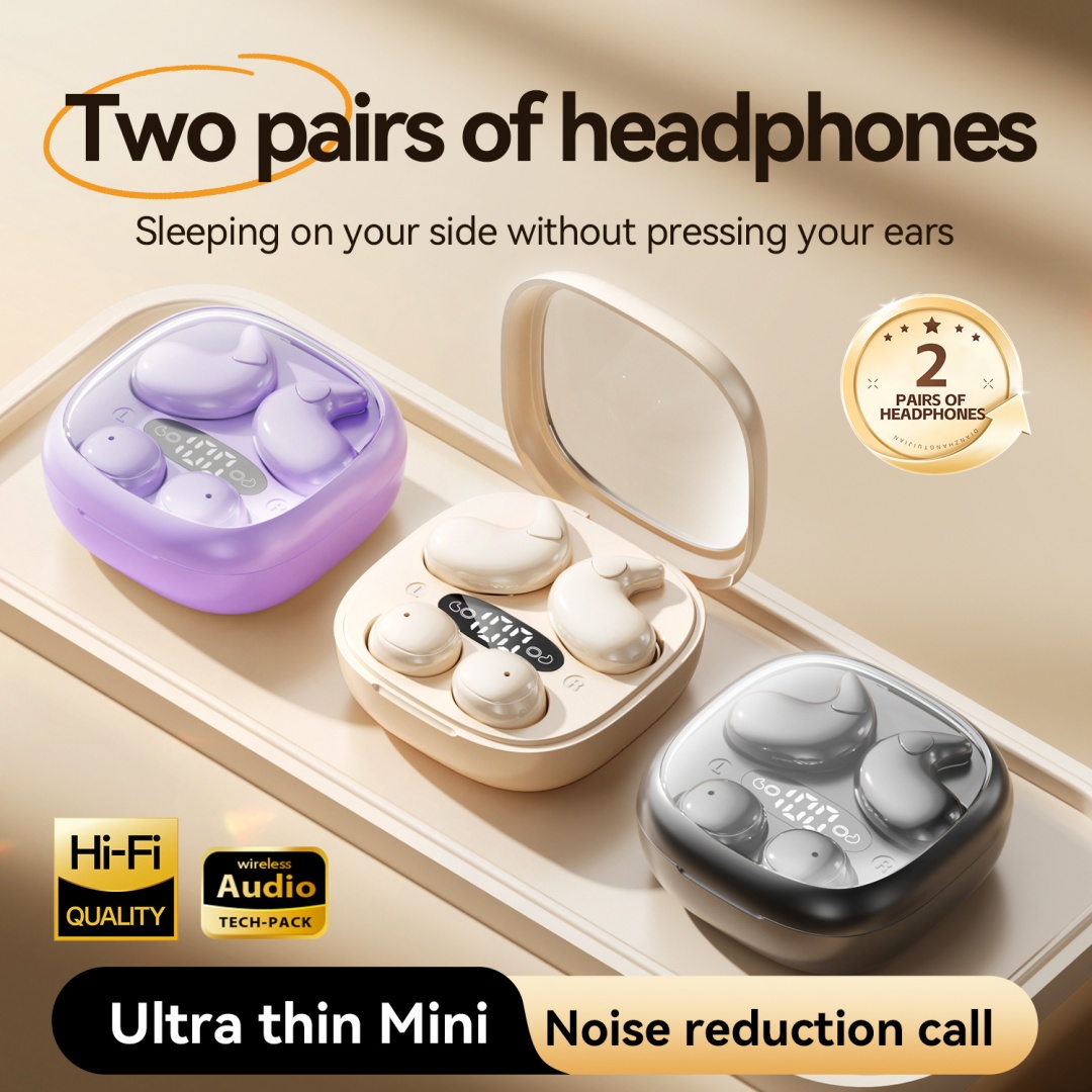 Cross Border Popular M126 2-in-1 Dual Sleep Earphones, Mini Long Battery Life, Ultra-high Sound Quality Wireless Bluetooth Earphones photo 3