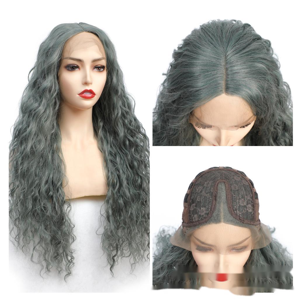 Chemical Fiber Long Curly Hair Hood photo 1