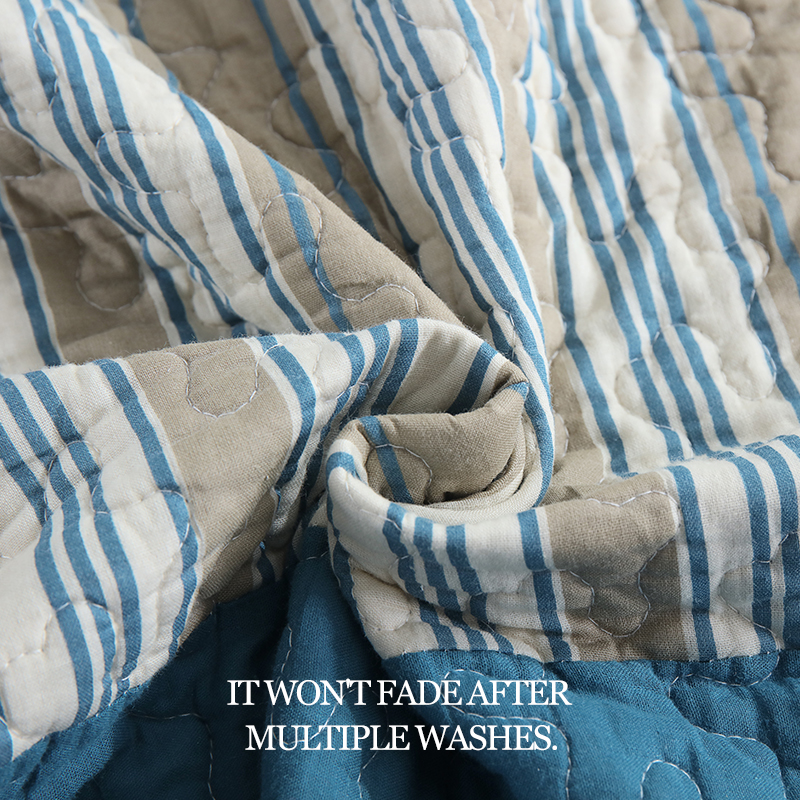90x98 & 98x106 3 Piece Teal Blue Patchwork Quilt Comforter Set Paisley Floral Stripe Print Handmade Patchwork Quilted Bedspread Cotton Filled Reversible Coverlet Non-Slip Anti-Wrinkle Easy Care photo 7