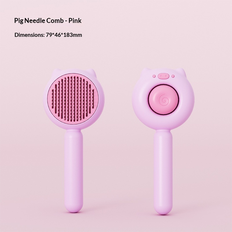 Pet Comb Open Knot Comb Cat Comb Dog Self-cleaning Needle Comb Cat Comb Brush Floating Hair A Generation Of Cross-border photo 1