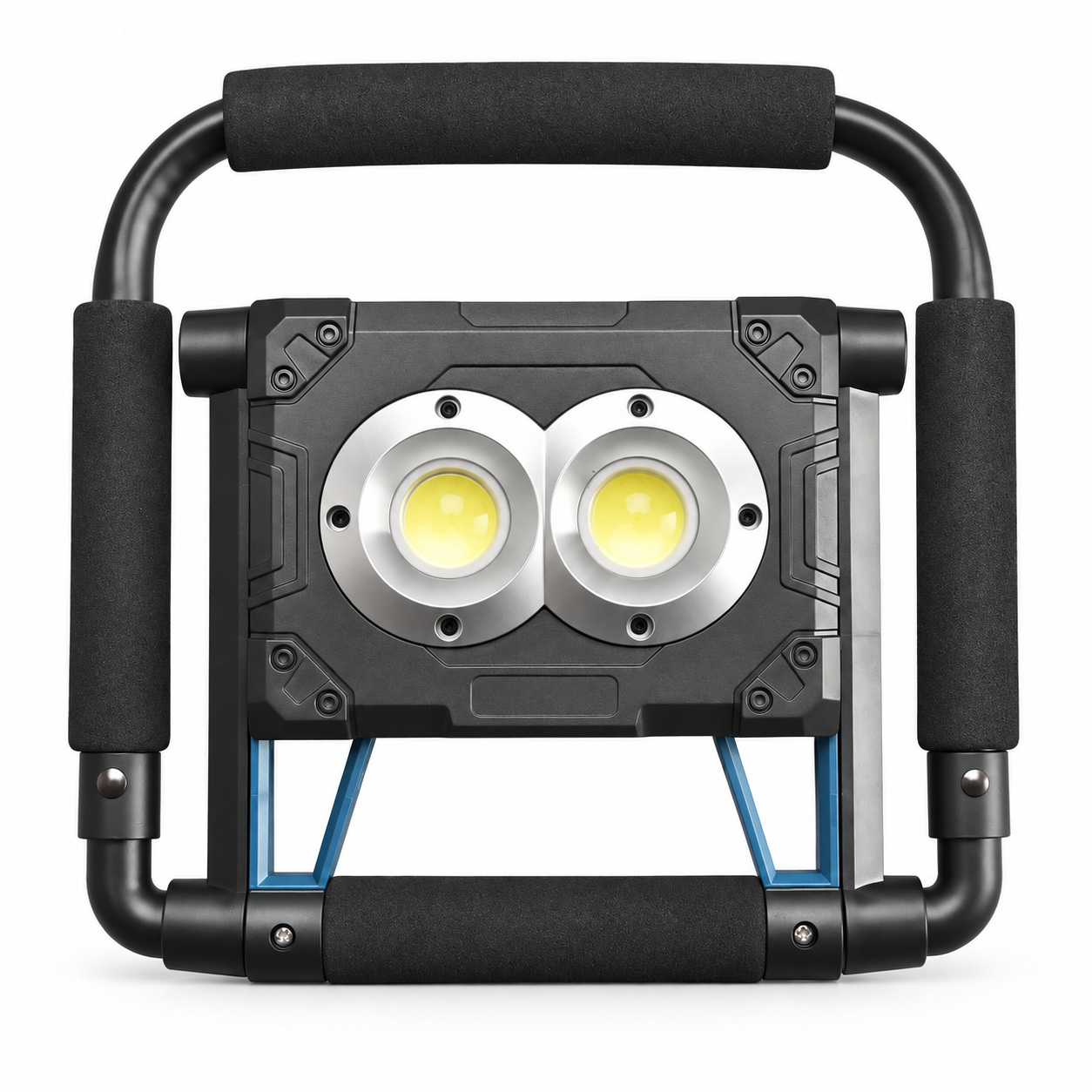 Solar Powered Rechargeable Magnetic Battery Display LED Flood Light W874 3 3600mAh 30W Work Lamp photo 1