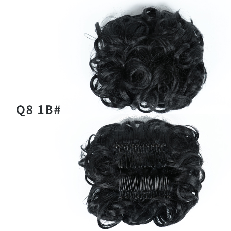 Fluffy Wig High Temperature Wire Pan Head Jewelry Insert Comb photo 2
