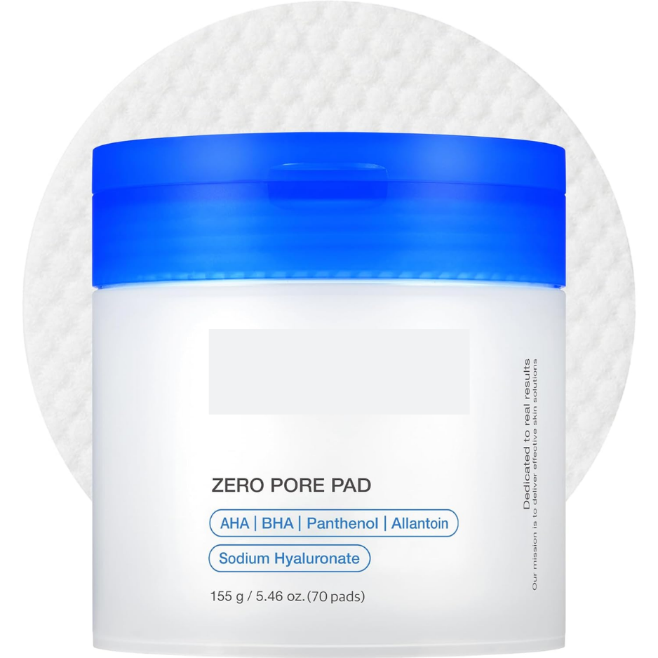 Zero Pore Toner Pads 2.0, Exfoliating Facial Pads For Pore Care, Daily Skin Cleansing & Refreshing Skincare photo 1