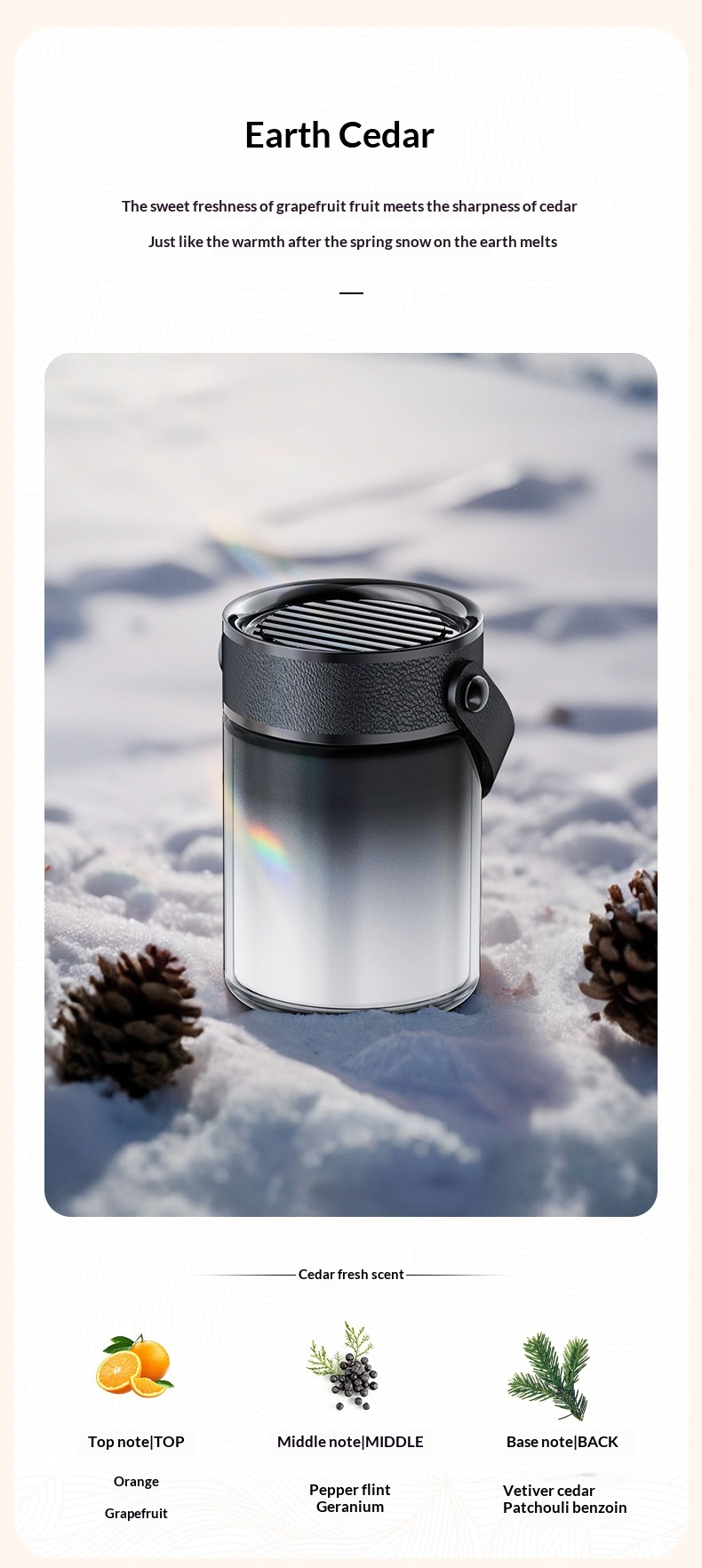 Long-lasting Mild Fragrance To Eliminate Odors - Solid Fragrance Cream For Use In Cars photo 5