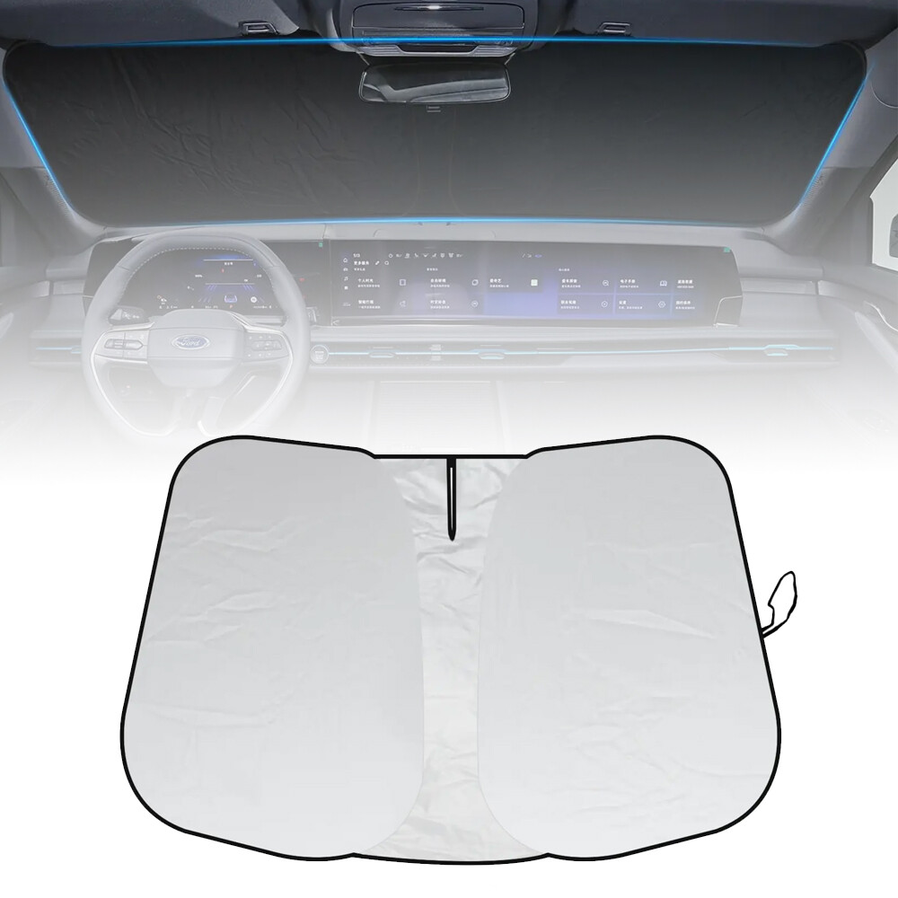 Car Windshield Sunshade Foldable Fit Ford Edge 15-24 Visor UV Block Shield Cover photo 1