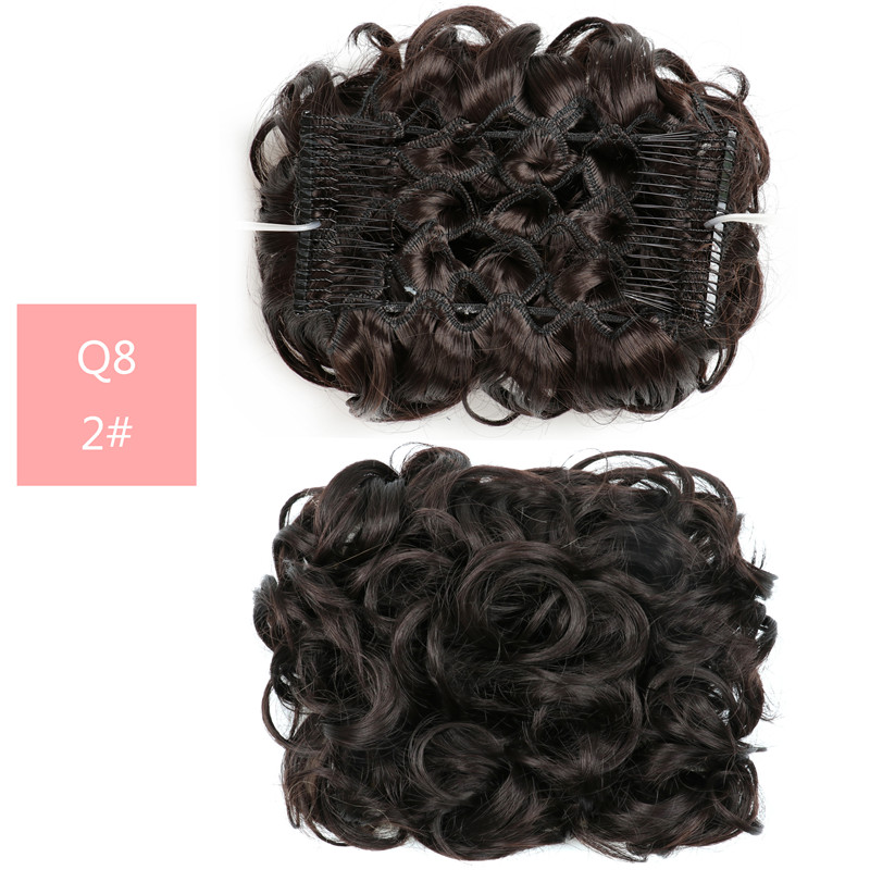 Fluffy Wig High Temperature Wire Pan Head Jewelry Insert Comb photo 3
