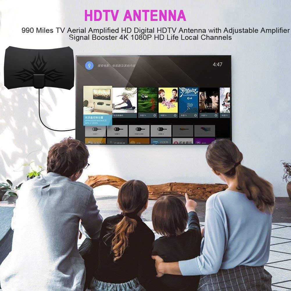 Irregular flame pattern HDTV antenna photo 5