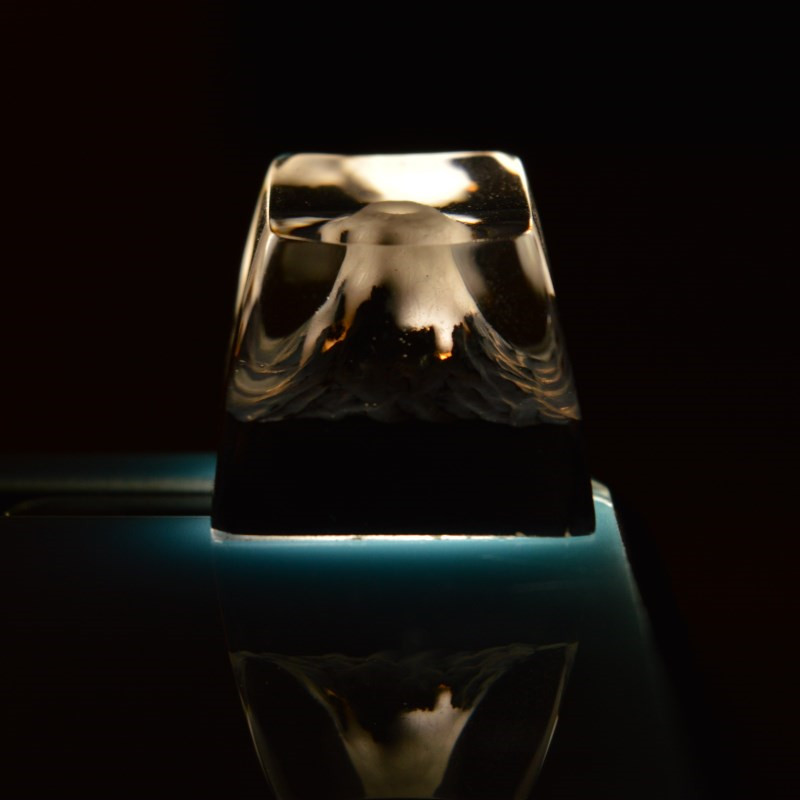 Keycap Qianshan Muxue Resin Wood Keycap photo 4