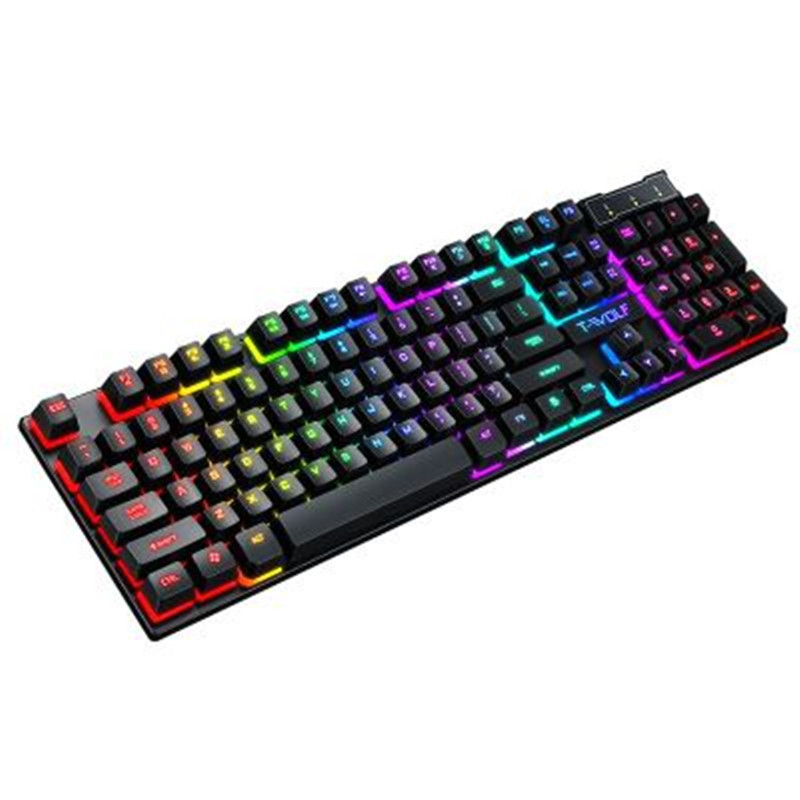 Gaming Usb Luminous Wired Keyboard Floating Manipulator photo 7