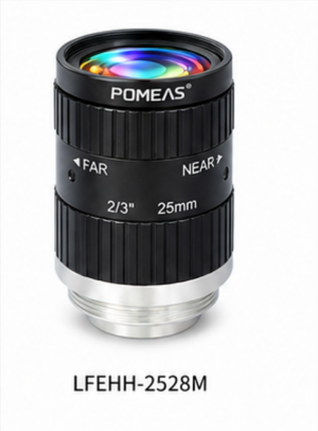 LFEHH-2528M 25mm F2.8 10MP Fixed Focal Length Machine Vision Lens For 2     3 Inch Industrial Cameras photo 3