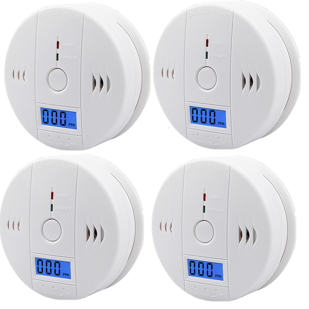 CO Carbon Monoxide Alarm Detector Kohlenmonoxidmelder CO Melder Kohlenmonoxid Warnmelder Poisoning Sensor Warning Machine With LCD photo 3
