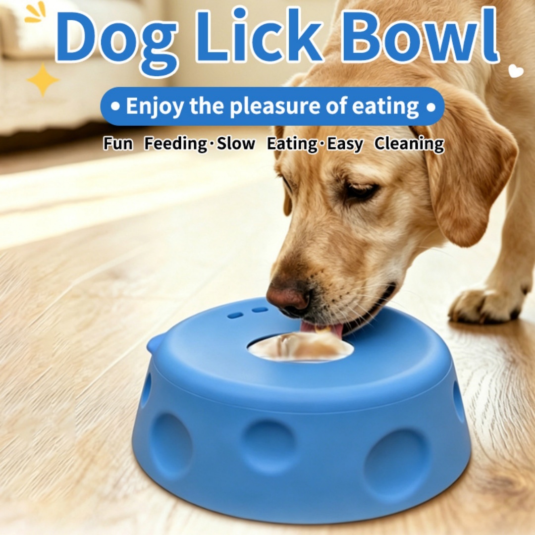 Slow Feeder Licking Bowl, Anti-Overflow Slow Eating Pet Dish photo 8