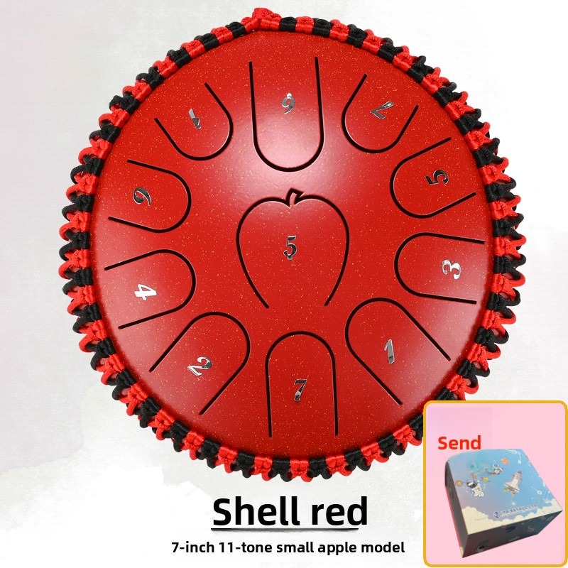 Apple-Shell Ethereal Steel Tongue Drum photo 2