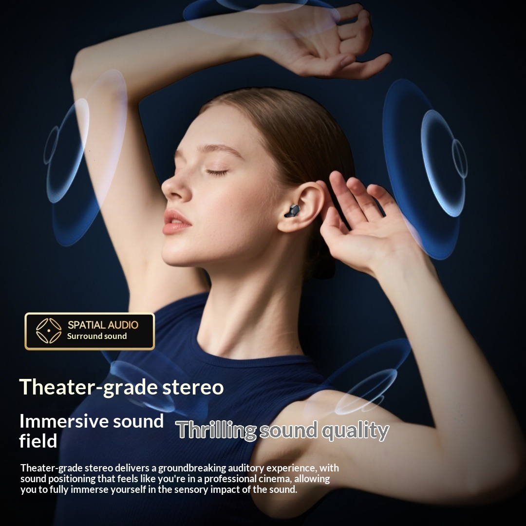 Cross Border Explosion M127 Long Range Hanging Earphone Private Model High Color Value Low Latency Wireless Bluetooth Headphones Wholesale photo 8