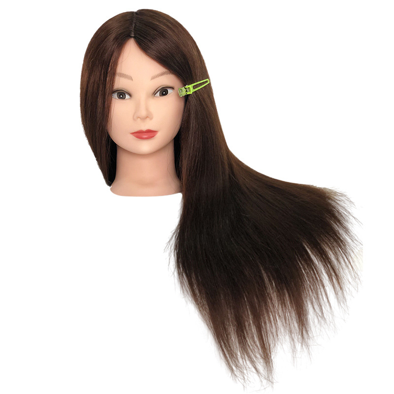 Real Hair Can Be Curled And Blown Dummy Head Model photo 4
