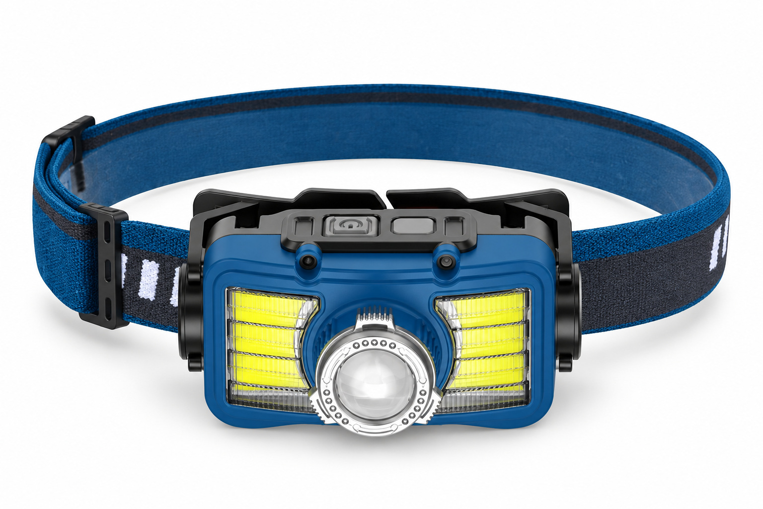 Rechargeable Motion Sensor Zoomable Battery Display 18650 W6100A 320LM LED Headlamp COB 1800mAh Head Torch photo 1