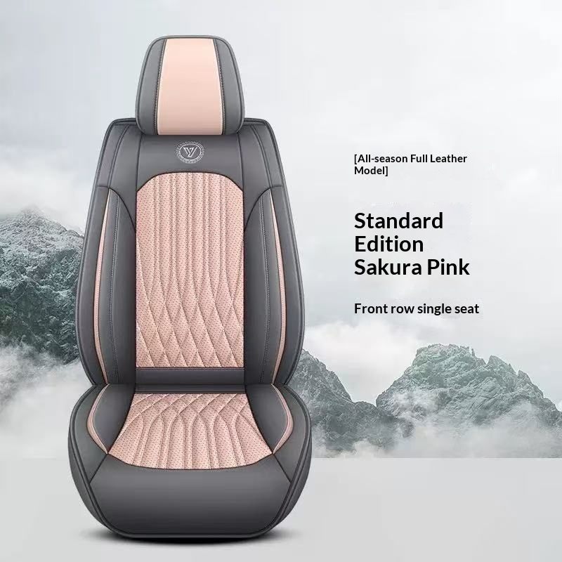 Full-coverage Car Seat Covers With Elegant Lines photo 4