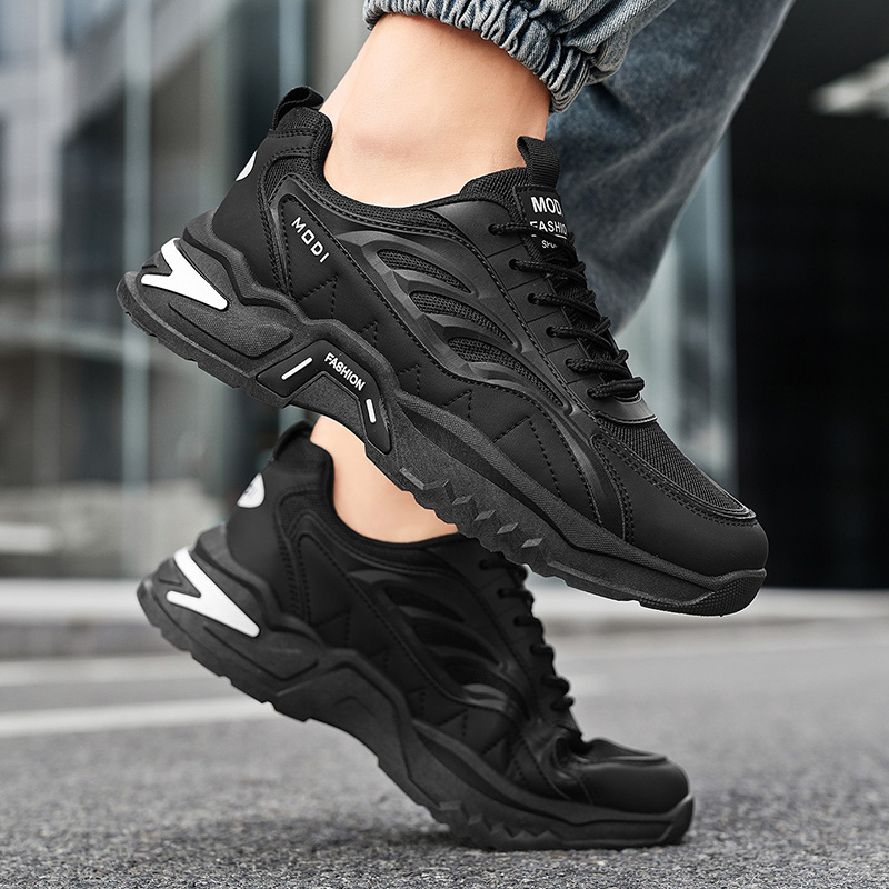 2026 New Men Lightweight Breathable Chunky Height Increasing Dad Sneakers, Student Casual Footwear photo 5